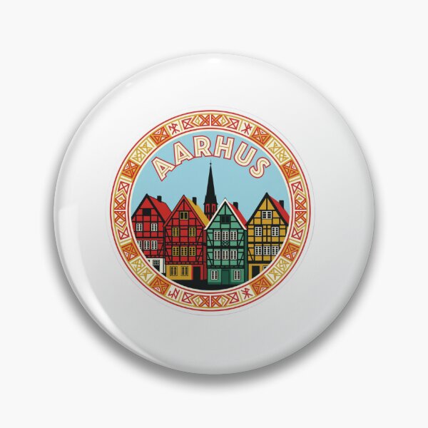Item preview, Aarhus Denmark Sticker designed and sold by Imaginarium of Chaos falcon88 .