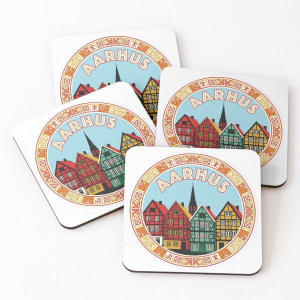 Item preview, Aarhus Denmark Sticker designed and sold by Imaginarium of Chaos falcon88 .