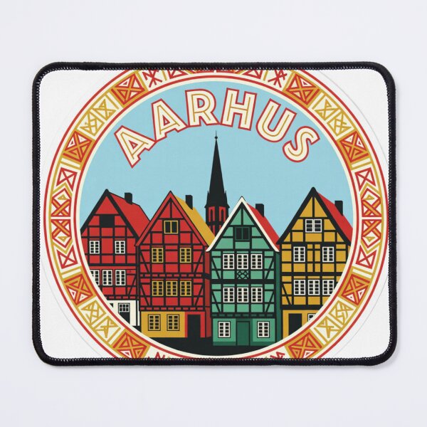 Item preview, Aarhus Denmark Sticker designed and sold by Imaginarium of Chaos falcon88 .