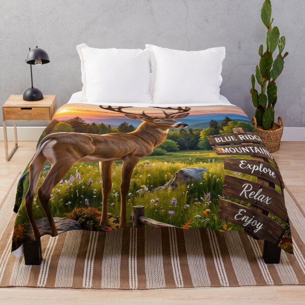 Item preview, Hello Fall - Blue Ridge Mountains - Appalachian Mountains designed and sold by DBM Photo Art 1.