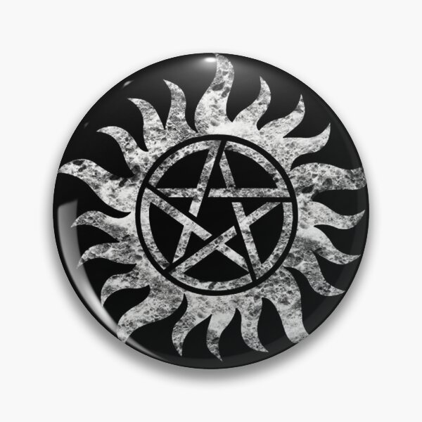 Item preview, Supernatural Anti-Possession Symbol with Stone Texture Design designed and sold by karimgamer.