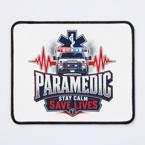 Item preview, Paramedic Stay Calm Save Lives Motivational Slogan gift for Paramedic designed and sold by LD ART.