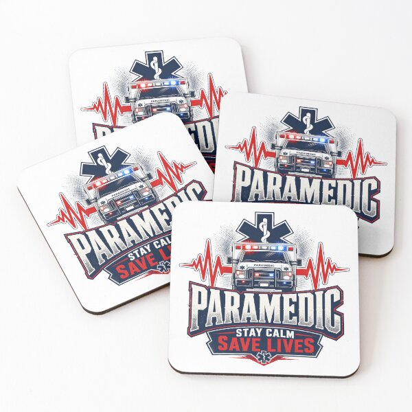 Item preview, Paramedic Stay Calm Save Lives Motivational Slogan gift for Paramedic designed and sold by LD ART.