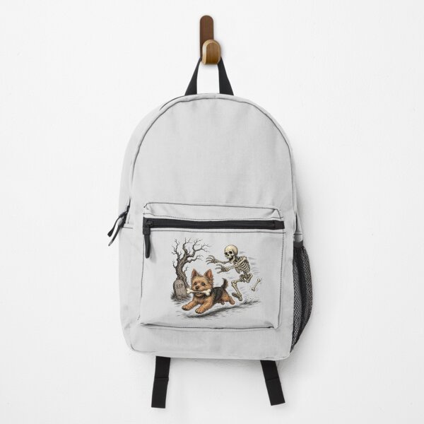 Item preview,  A fleeing dog and a skeleton. designed and sold by MagelliShop.