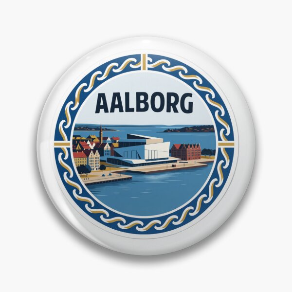 Item preview, Aalborg Waterfront Denmark Sticker designed and sold by Imaginarium of Chaos falcon88 .