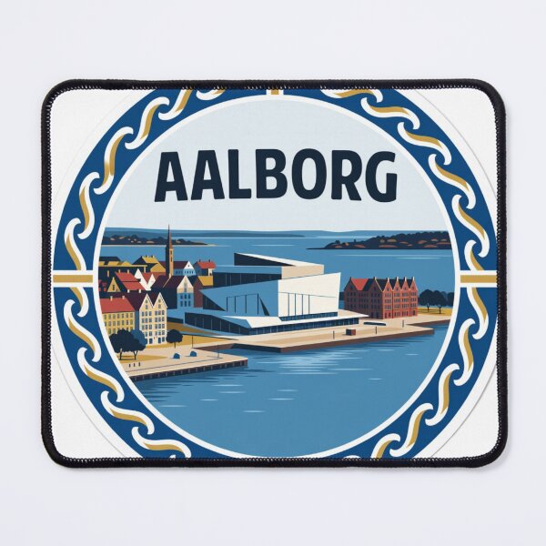 Item preview, Aalborg Waterfront Denmark Sticker designed and sold by Imaginarium of Chaos falcon88 .