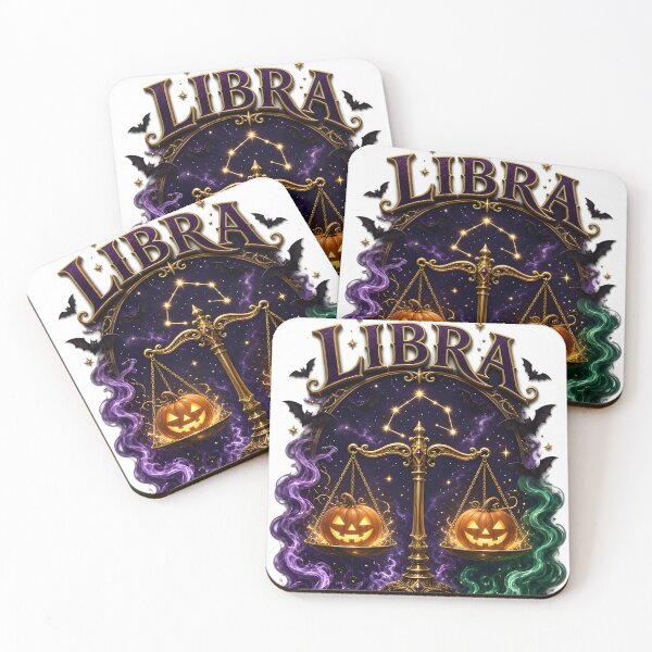 Item preview, Libra Halloween Balance The Night designed and sold by Zodiac Celestial Art.