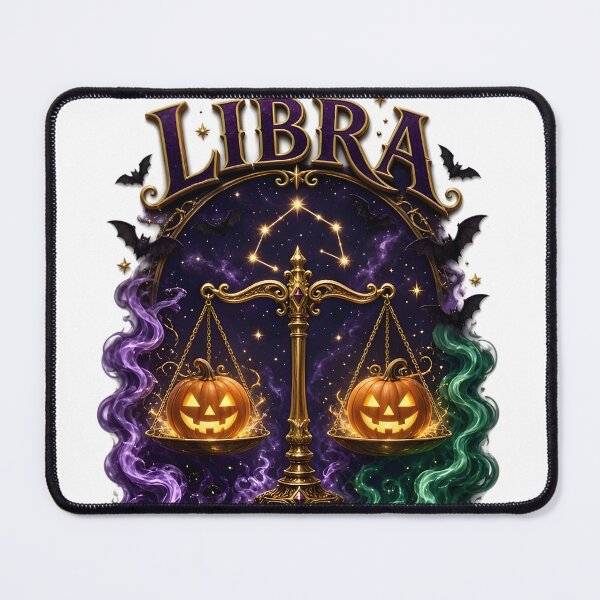 Item preview, Libra Halloween Balance The Night designed and sold by Zodiac Celestial Art.
