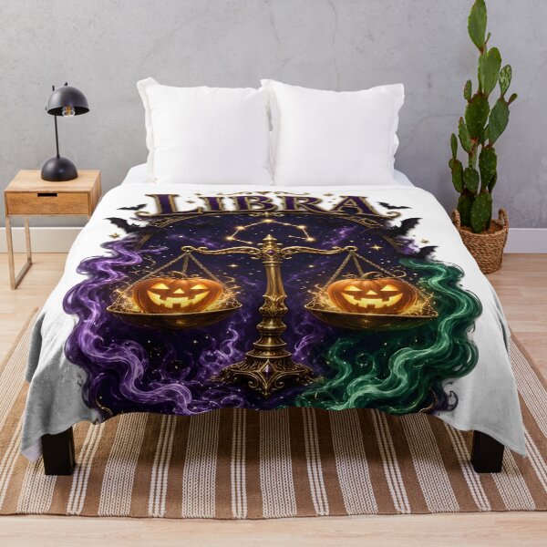 Item preview, Libra Halloween Balance The Night designed and sold by Zodiac Celestial Art.