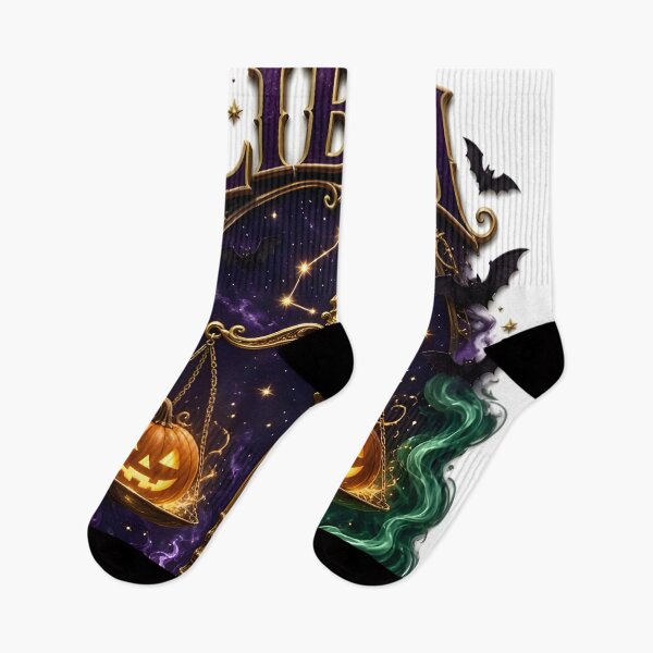Item preview, Libra Halloween Balance The Night designed and sold by Zodiac Celestial Art.