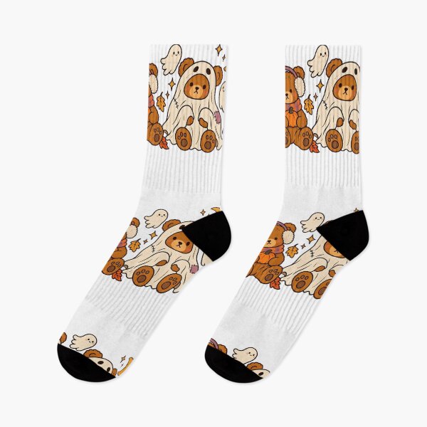 Item preview, Cute Fall Halloween Bears Ghosts Graphic Tee designed and sold by DesignArtist.ia.