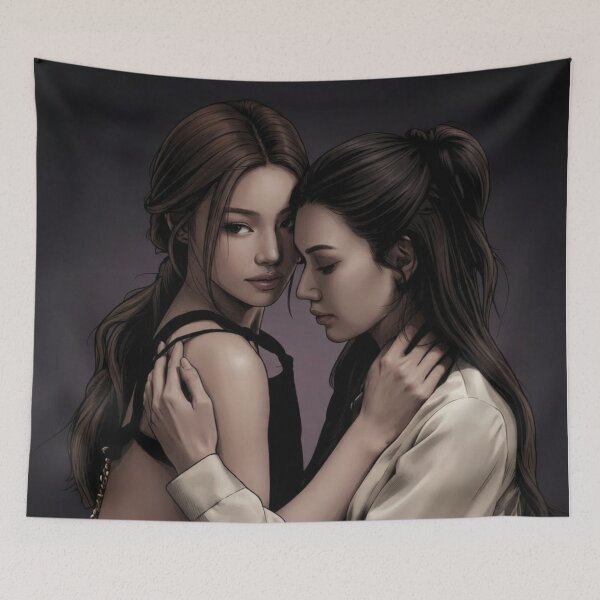Item preview, LenaMiu Pls Undress Me Thai GL Series Actress Lgbtq+ Comic Book Art Home Wall Decor Print Poster Pride TV Series Movie Music designed and sold by Mind Space.