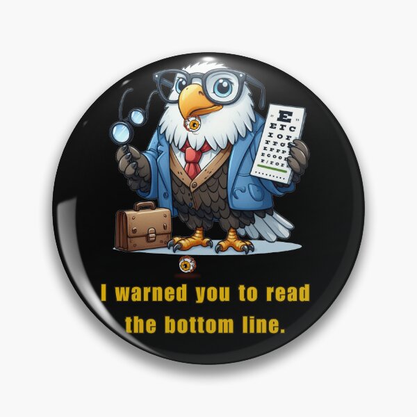 Item preview, Eagle Eye Doctor – Funny Optometrist Cartoon designed and sold by Szpaku desart .