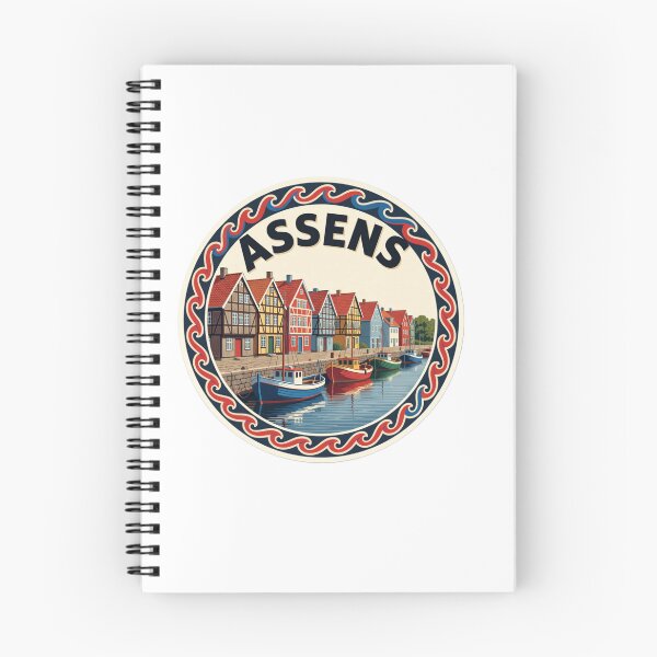 Item preview, Assens Harbor Denmark Sticker designed and sold by Imaginarium of Chaos falcon88 .
