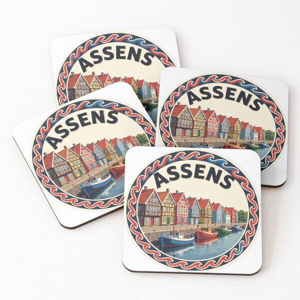 Item preview, Assens Harbor Denmark Sticker designed and sold by Imaginarium of Chaos falcon88 .