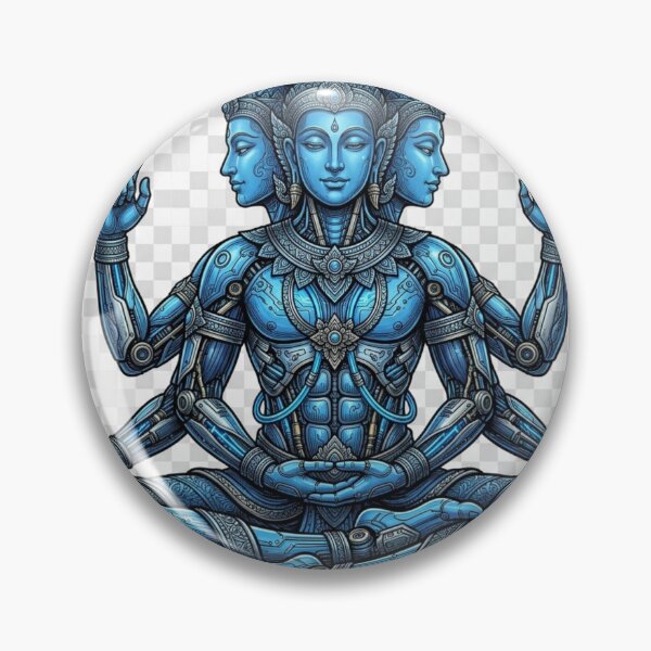 Item preview, Brahma Cyber Finding Peace for Happiness designed and sold by NILE-Fox.