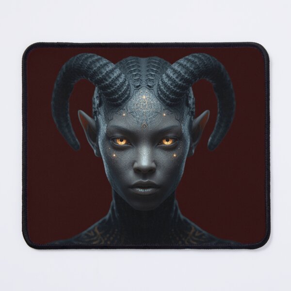 Item preview, Dark Succubus Demon Queen – Gothic Fantasy Horned Art designed and sold by charmaroundyou.