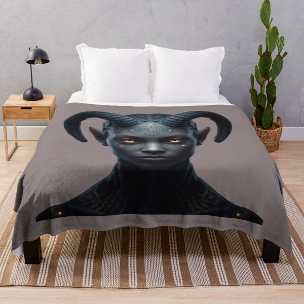 Item preview, Dark Succubus Demon Queen – Gothic Fantasy Horned Art designed and sold by charmaroundyou.