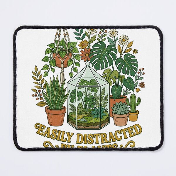 Item preview, Easily Distracted By Plants - Bohemian Botanical Terrarium designed and sold by zac41 ⭐️⭐️⭐️⭐️⭐️(481).