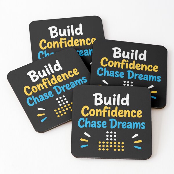 Item preview, Build Confidence Chase Dreams Motivational Success Typography T-Shirt designed and sold by rejowan-arts.