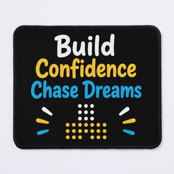 Item preview, Build Confidence Chase Dreams Motivational Success Typography T-Shirt designed and sold by rejowan-arts.