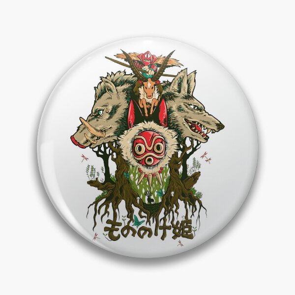 Item preview, Mystical Forest Spirits Wolf Boar Japanese Fantasy Graphic designed and sold by SpaceRadioer.