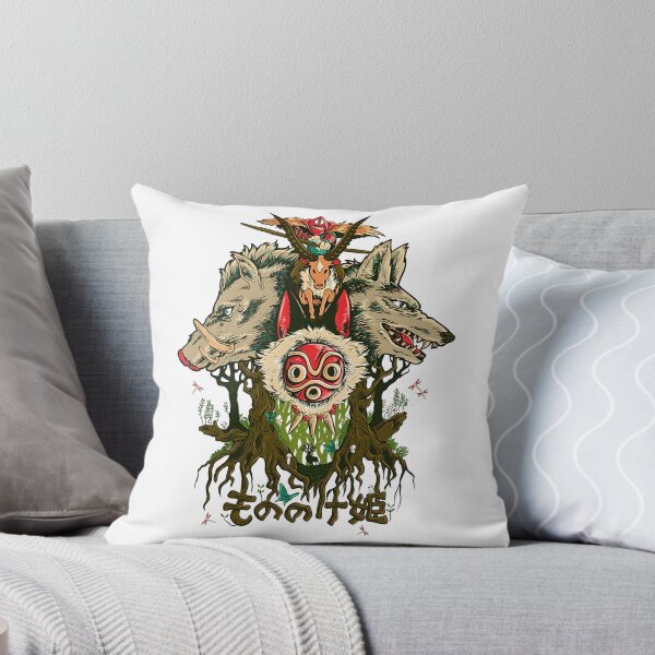 Item preview, Mystical Forest Spirits Wolf Boar Japanese Fantasy Graphic designed and sold by SpaceRadioer.