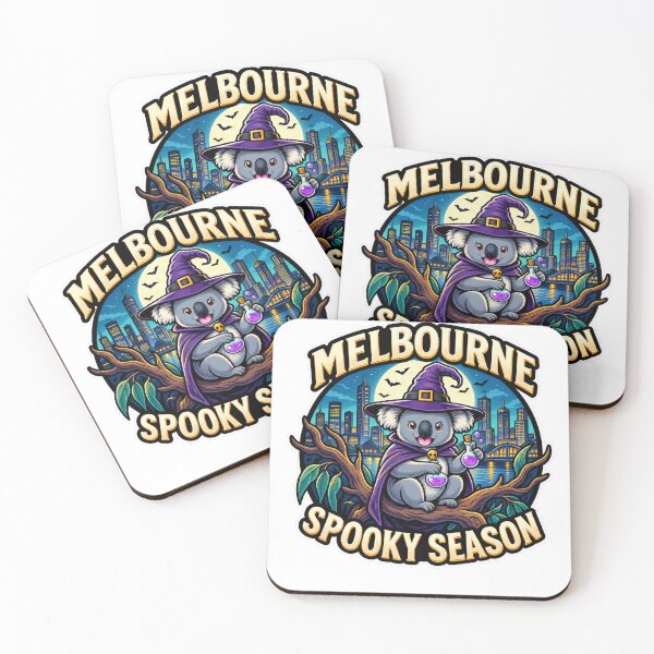 Item preview, Melbourne Spooky Season Koala Witch Wizard designed and sold by TSshirtShoppe.