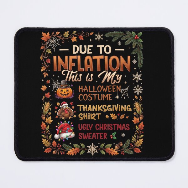 Item preview, Due to Inflation This Is My Halloween Costume Thanksgiving Shirt Ugly Christmas Sweater designed and sold by ArcaneArtistry.