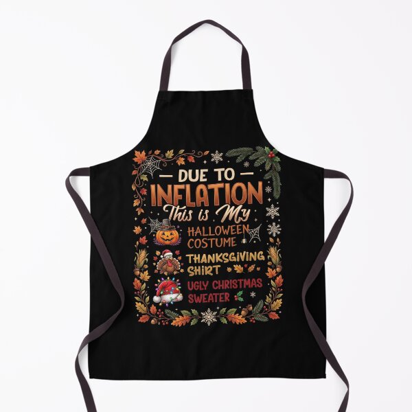 Item preview, Due to Inflation This Is My Halloween Costume Thanksgiving Shirt Ugly Christmas Sweater designed and sold by ArcaneArtistry.