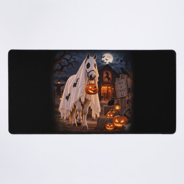 Item preview, Ghost Horse – Western Halloween Trick or Treat designed and sold by Quarterhorses.