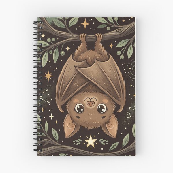 Item preview, Starry Night Bat - Gentle Floating In The Magic Of Nightfall designed and sold by iamdesigns14.