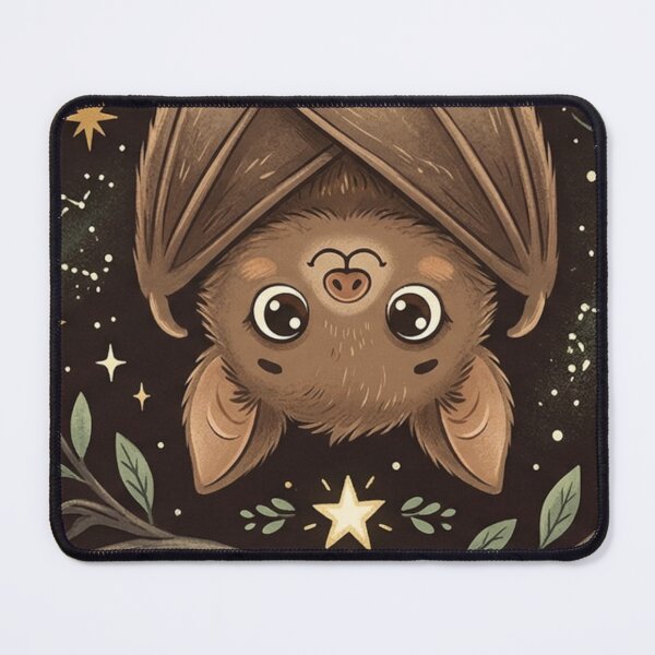 Item preview, Starry Night Bat - Gentle Floating In The Magic Of Nightfall designed and sold by iamdesigns14.
