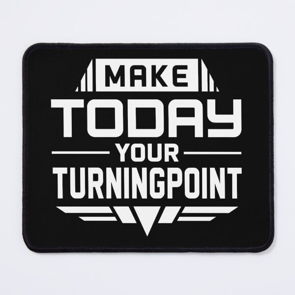 Item preview, Make Today Your Turning Point Motivational Change Typography T-Shirt designed and sold by rejowan-arts.