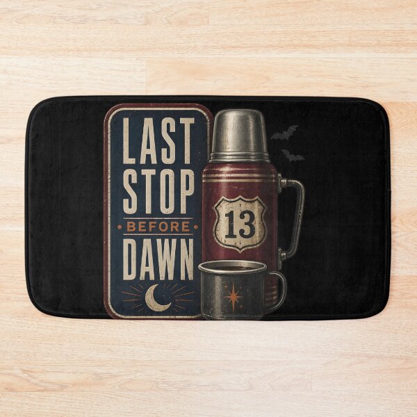 Item preview, Last Stop Before Dawn Spooky Night Road Trip designed and sold by LiviuGligoros.