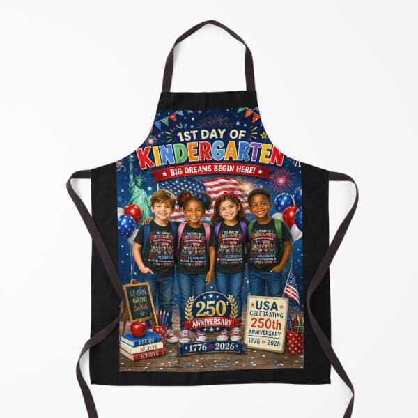 Item preview, KINDERGARTEN 1st DAY of SCHOOL - Special Edition Celebration 1776 to 2026 designed and sold by DBM Photo Art 1.