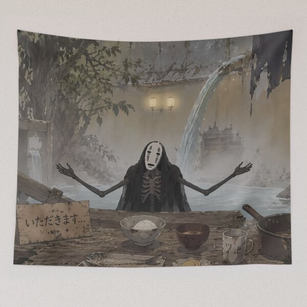 Item preview, No-Face's Feast at the Bathhouse designed and sold by katekrystal.