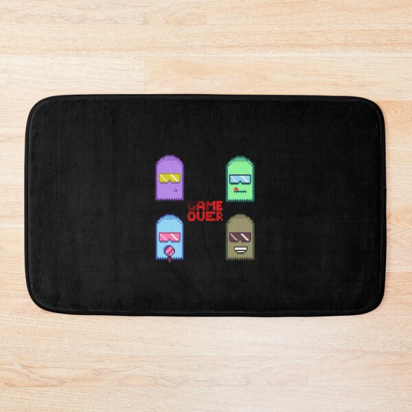 Item preview, Game Over Pixel Art Ghosts - Retro Arcade Squad Nostalgia designed and sold by RetroRlx.