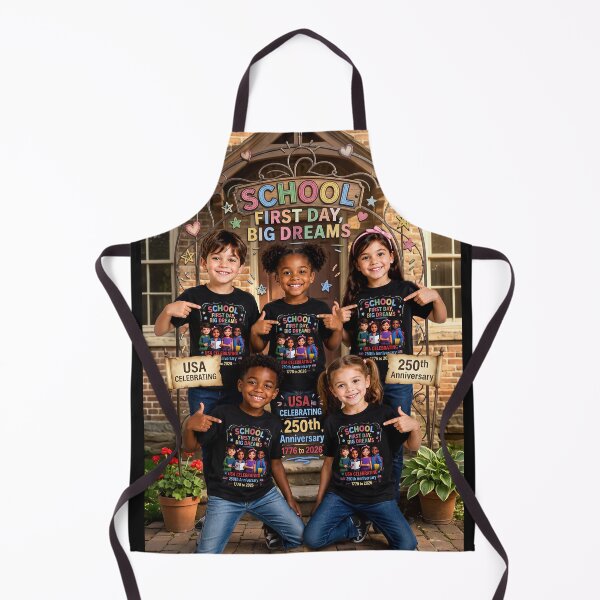 Item preview, 1st Day at School - Big Dreams - USA 250th Anniversary Celebration 1776 to 2026 - Special Edition designed and sold by DBM Photo Art 1.