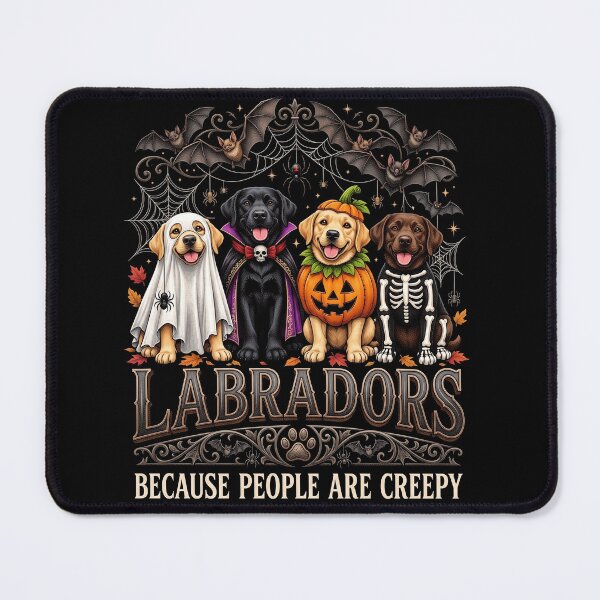 Item preview, Halloween Labrador Dogs Because People Are Creepy designed and sold by ArcaneArtistry.