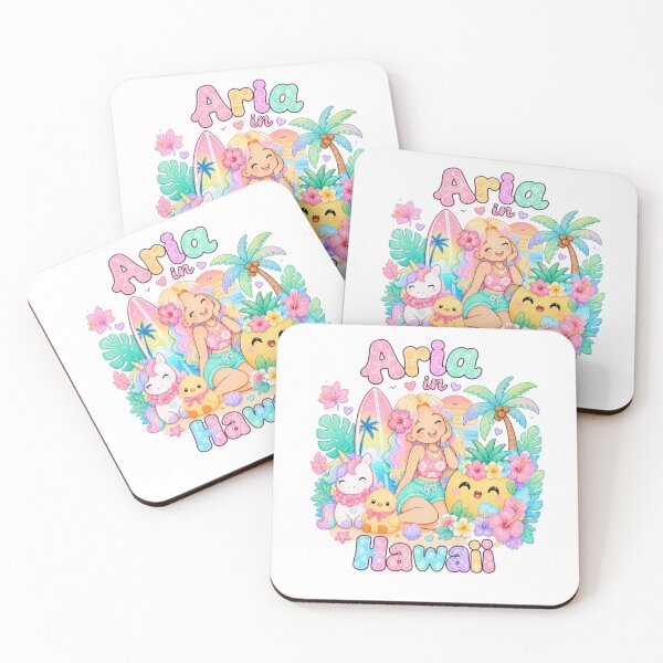 Item preview, Aria Name Gift Kawaii Hawaii Pastel late Summer designed and sold by TheChalkyFox.