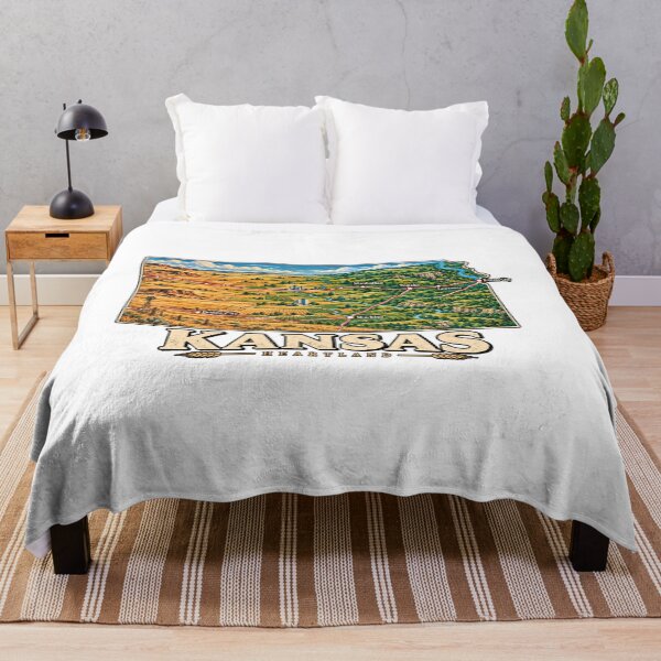 Item preview, Vintage Kansas Travel Souvenir Landmark Gift designed and sold by MichaeIRellov.