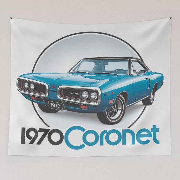 Item preview, 1970 Coronet Super Bee Vintage Muscle Car Graphic designed and sold by EdGraphy.