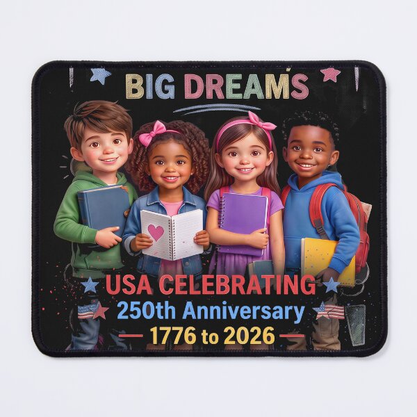 Item preview, SCHOOL - First Day - Big Dreams - USA 250th Anniversary Celebration 1776 to 2026 - Special Edition designed and sold by DBM Photo Art 1.