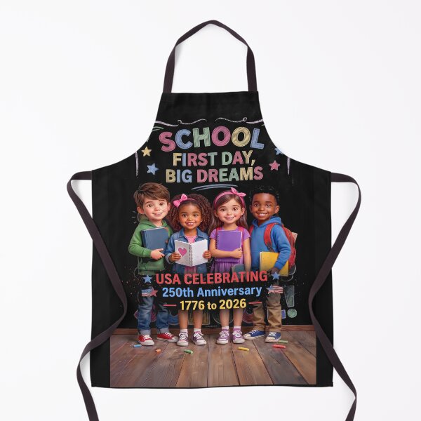 Item preview, SCHOOL - First Day - Big Dreams - USA 250th Anniversary Celebration 1776 to 2026 - Special Edition designed and sold by DBM Photo Art 1.