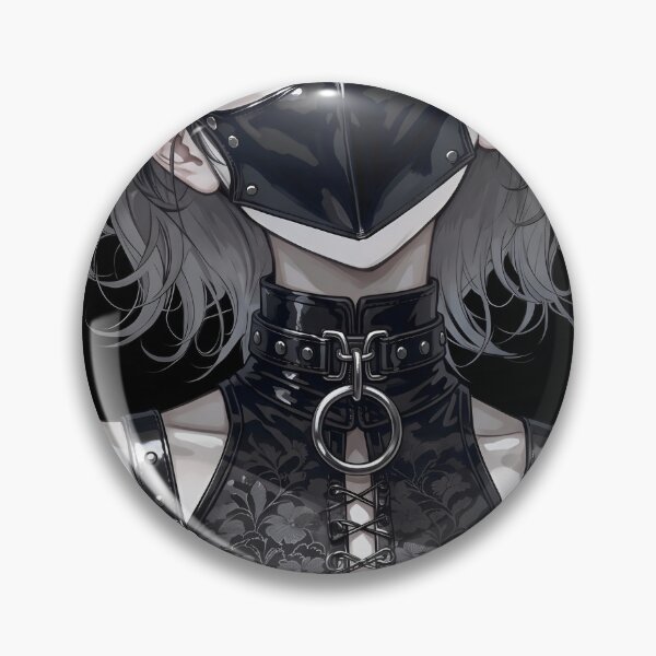 Item preview, Gothic Mask Anime Girl In Dark Anime Alternative Fashion designed and sold by D6rkT3chDemon.