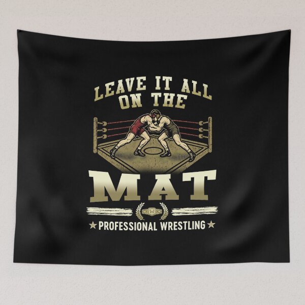 Item preview, Leave it All on the Mat - Vintage Professional Wrestling designed and sold by Wrestee.