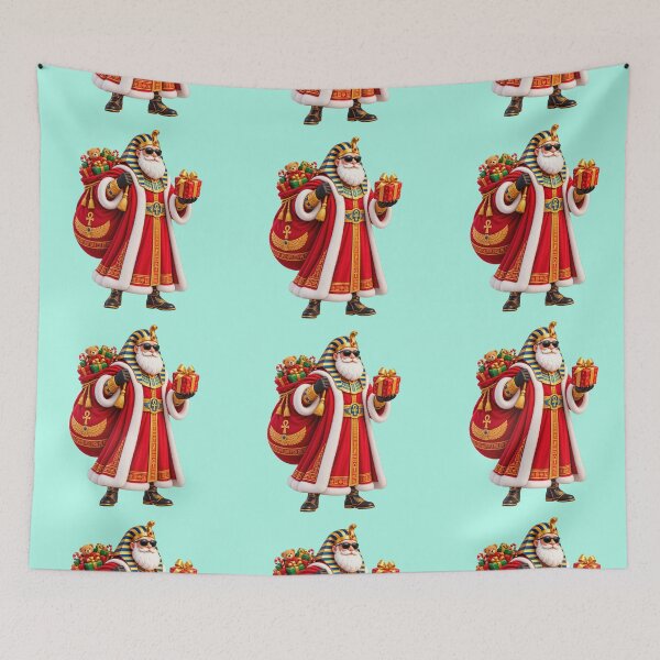 Item preview, Pharaoh Santa – Christmas of the Nile designed and sold by NEFERSIGN.