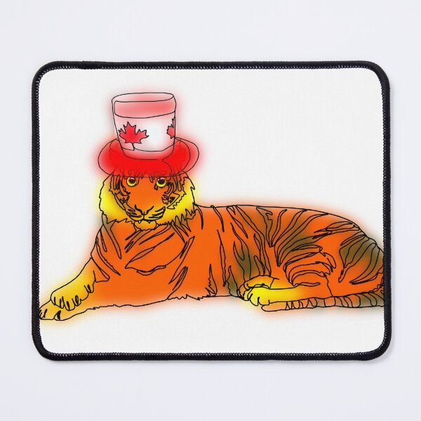 Item preview, Maple the Tiger in Canadian top hat - animalzinhats designed and sold by Ashley’sAnimalz.