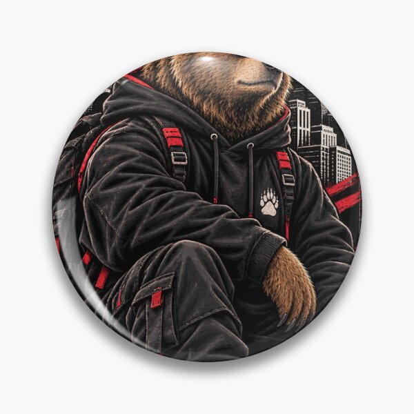 Item preview, Chicago Bear Techwear Urban Streetwear Art designed and sold by zerex00.